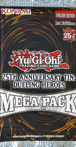 Yu-Gi-Oh - 25th Anniversary Tin : Dueling Heroes Booster Pack