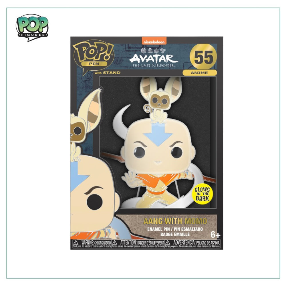 Funko Enamel Pin - Aang With Momo 55