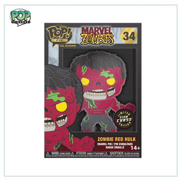 Funko Enamel Pin - Zombie Hulk - Limited Edition Glow Chase