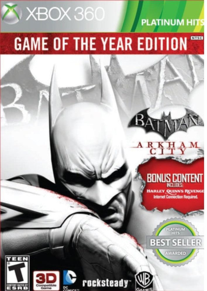 Batman Arkham City - Xbox 360 - Pre-owned