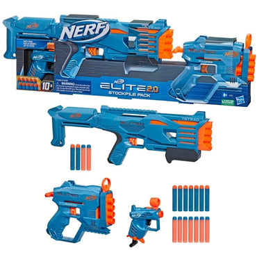 Blue Shock Pistolas De Fortnite De Dardos Nerf Revolver I Tested