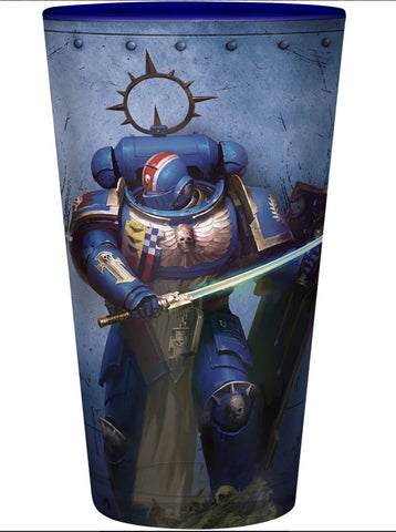 Warhammer 40,000 Ultramarine Large 13 1/2 oz Glass