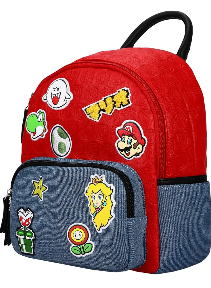 Super Mario Icon Patches Mini-Backpack