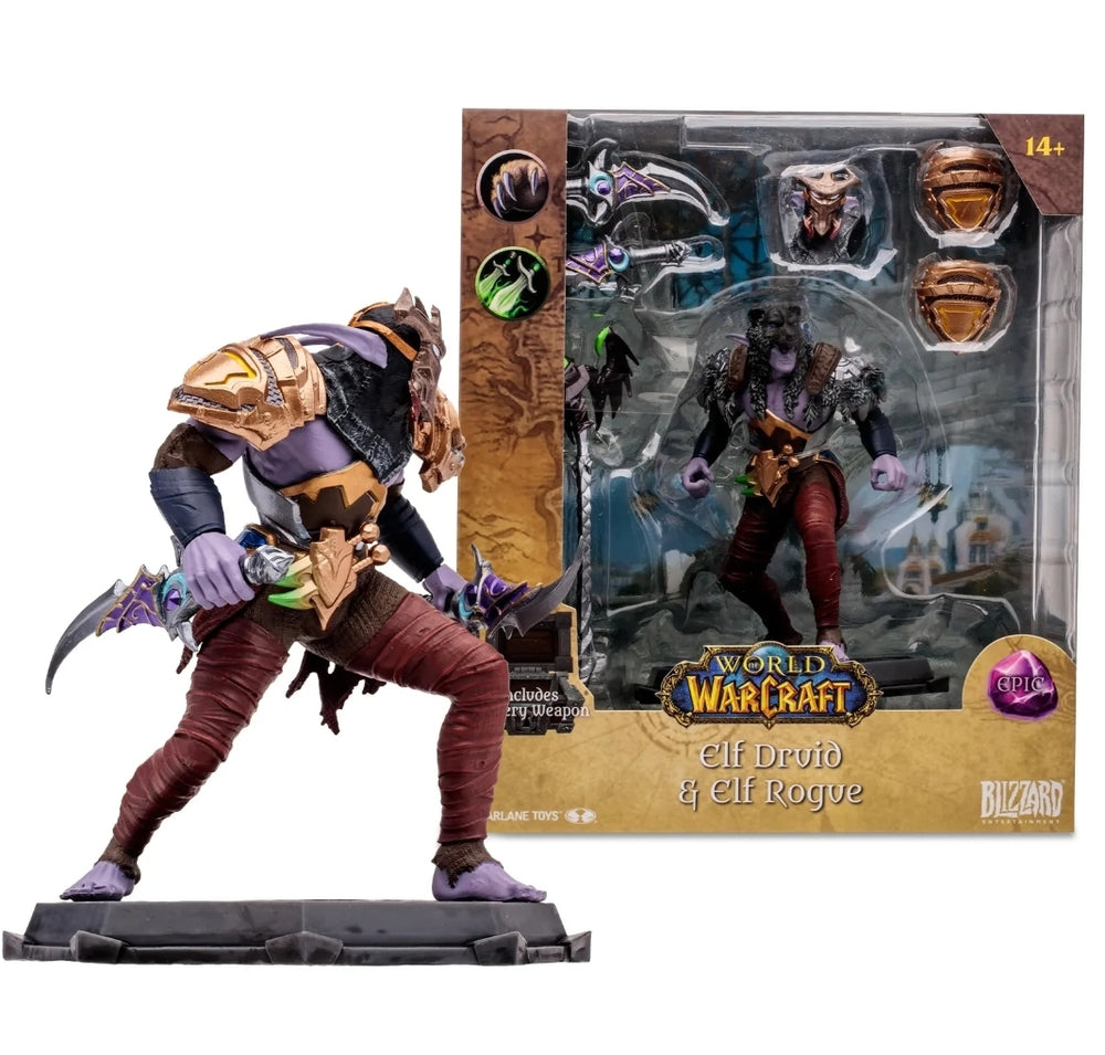 World of Warcraft McFarlane Figure: Elf Druid/Rogue Epic