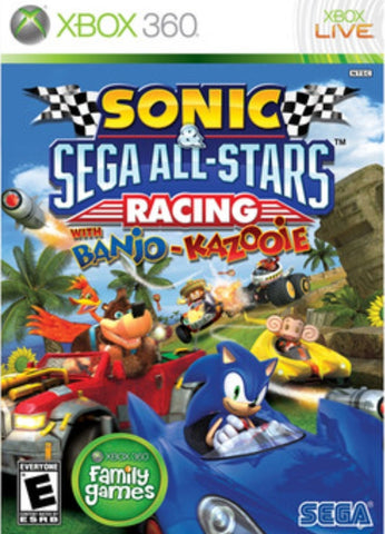 Sonic Sega All Stars Racing with Banjo Kazooie- Xbox 360 - Pre Owned