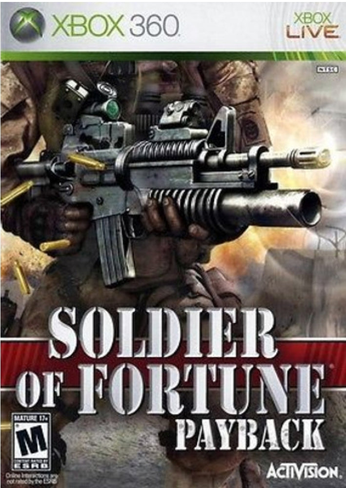 Soldier of Fortune Pay Back - Xbox 360 - Pre-Owned