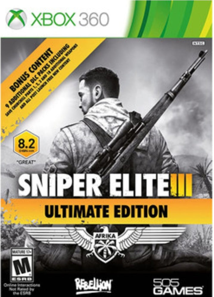 Sniper Elite 3 Ultimate Edition - Xbox 360 - Pre-owned