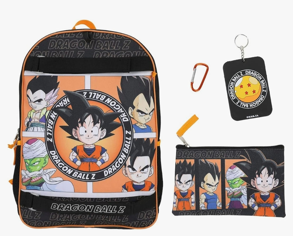 Dragon Ball Z Backpack 5-Piece Set