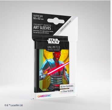 Star Wars Unlimited Art Sleeves- Darth Maul