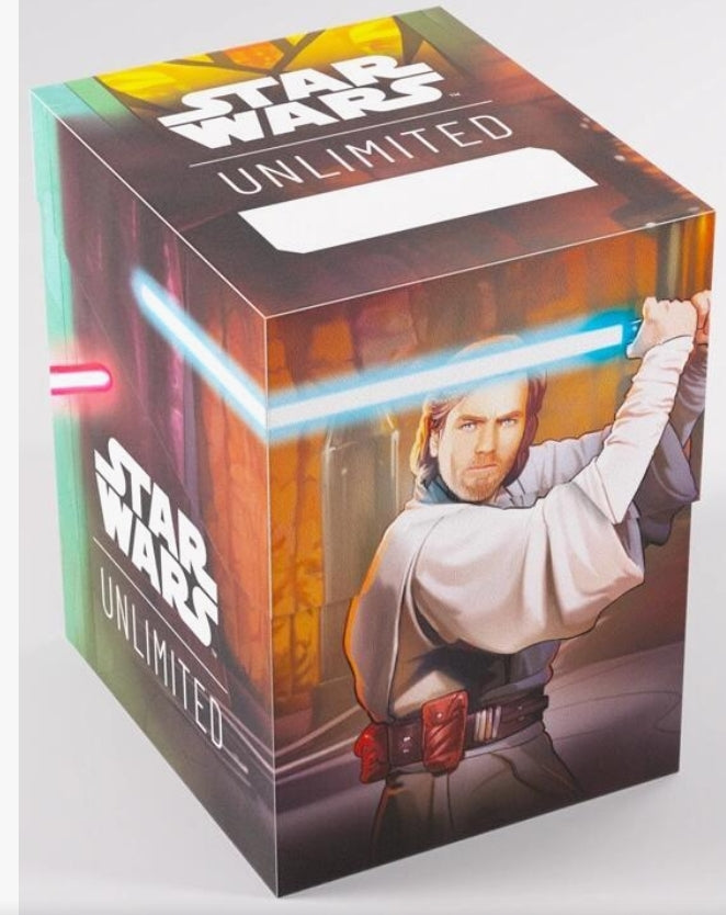 Star Wars Unlimited - Soft Crate Deck Box - Obi Wan Kenobi /Darth Maul