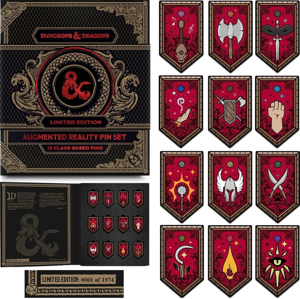 D&D 12 Class Pin Set - Limited Edition
