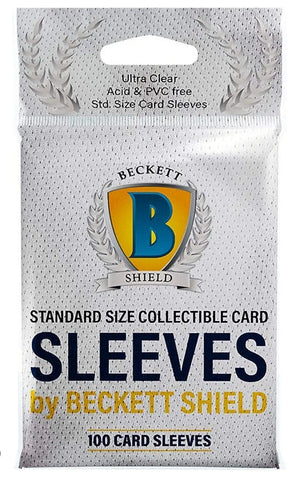 Beckett Shield - Standard Size Sleeves - 100 Count