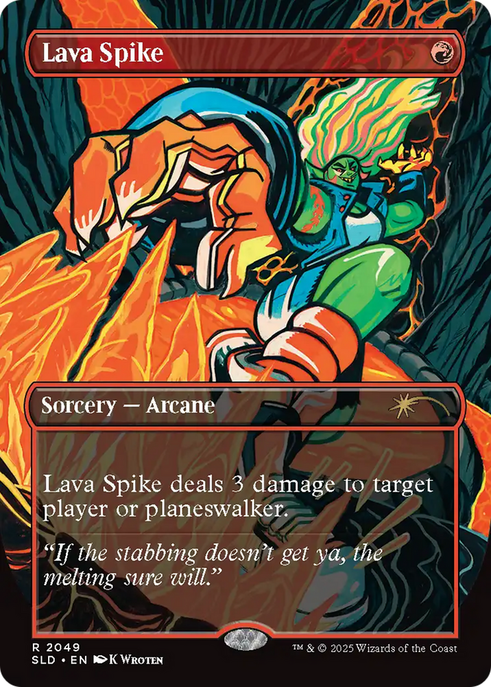 Lava Spike (2049) [Secret Lair Drop Series]