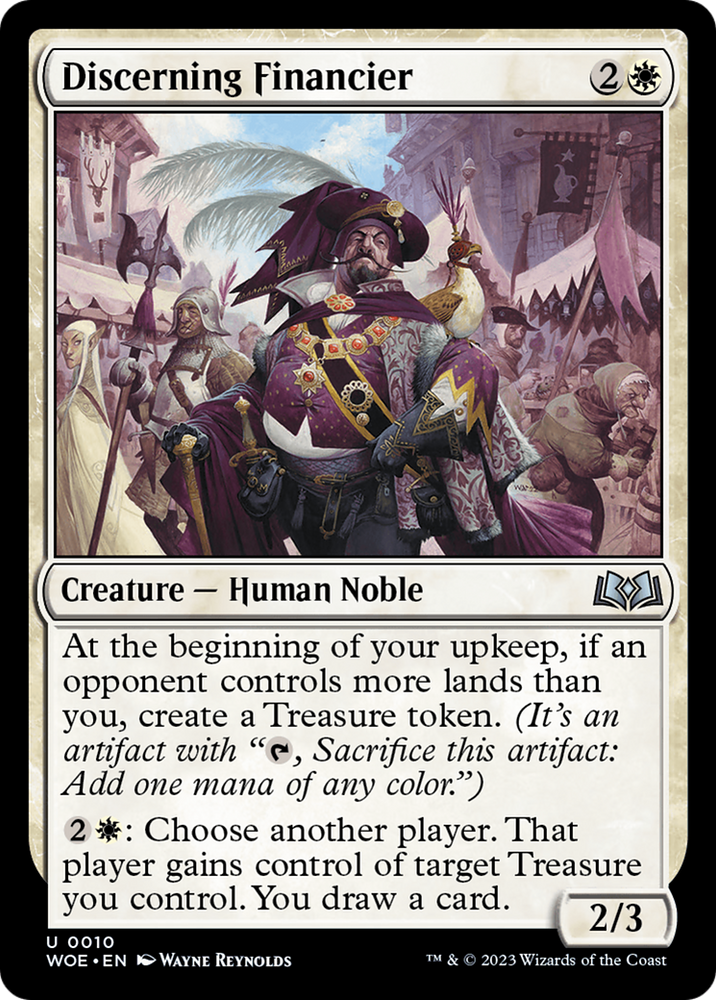 Discerning Financier [Wilds of Eldraine]