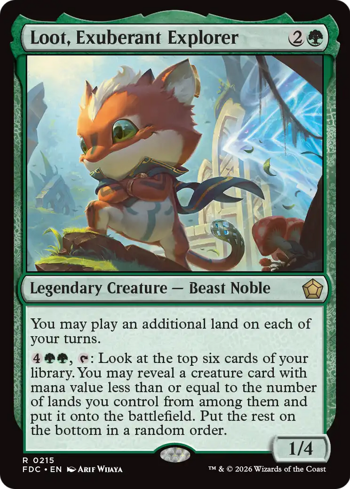 Loot, Exuberant Explorer [Foundations Commander]