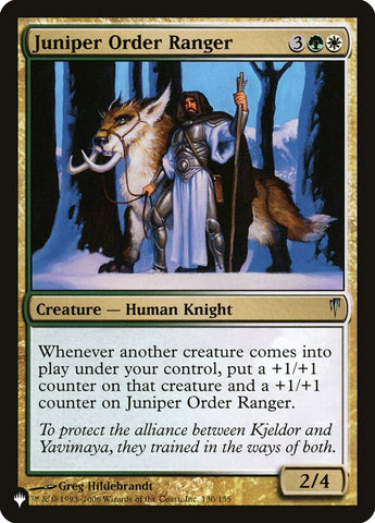 Juniper Order Ranger [The List]