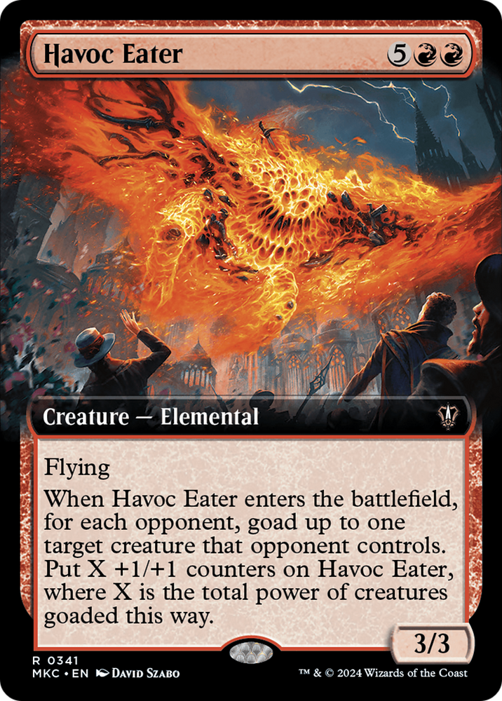 Havoc Eater (Extended Art) [Murders at Karlov Manor Commander]