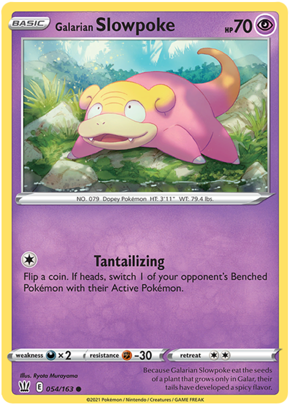 Galarian Slowpoke 054/163 - SWSH05 Battle Styles Reverse Holofoil | Shop Retro Video Games and More Near Mint Reverse Holofoil Galarian Slowpoke 054/163 - SWSH05 Battle Styles Reverse Holofoil | Shop Retro Video Games and More Near Mint Reverse Holofoil
