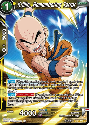 Krillin, Remembering Terror (BT21-116) [Wild Resurgence]