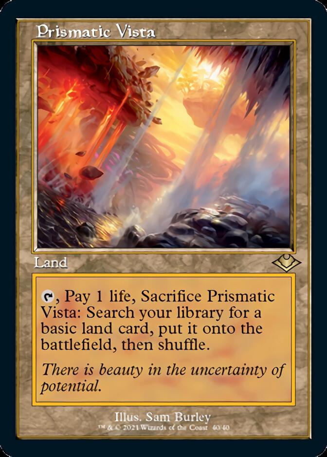 Prismatic Vista (Retro Foil Etched) [Modern Horizons]