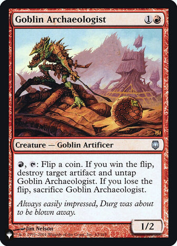 Goblin Archaeologist [Secret Lair: Heads I Win, Tails You Lose]