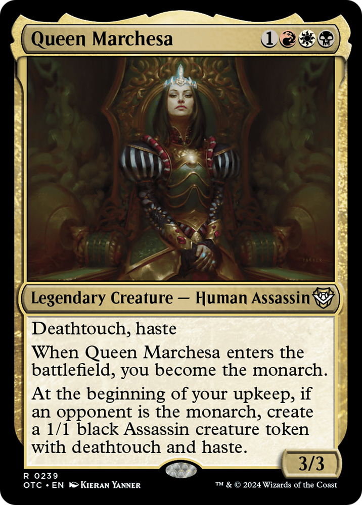 Queen Marchesa [Outlaws of Thunder Junction Commander]