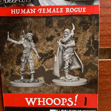 Pathfinder Battles Miniatures Human Female Rogue wave 1