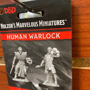 D&D Miniatures Human Warlock Wave 10
