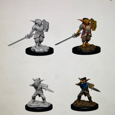 Nolzur’s Marvelous Miniatures: Male goblin rogue & Female Goblin Bard