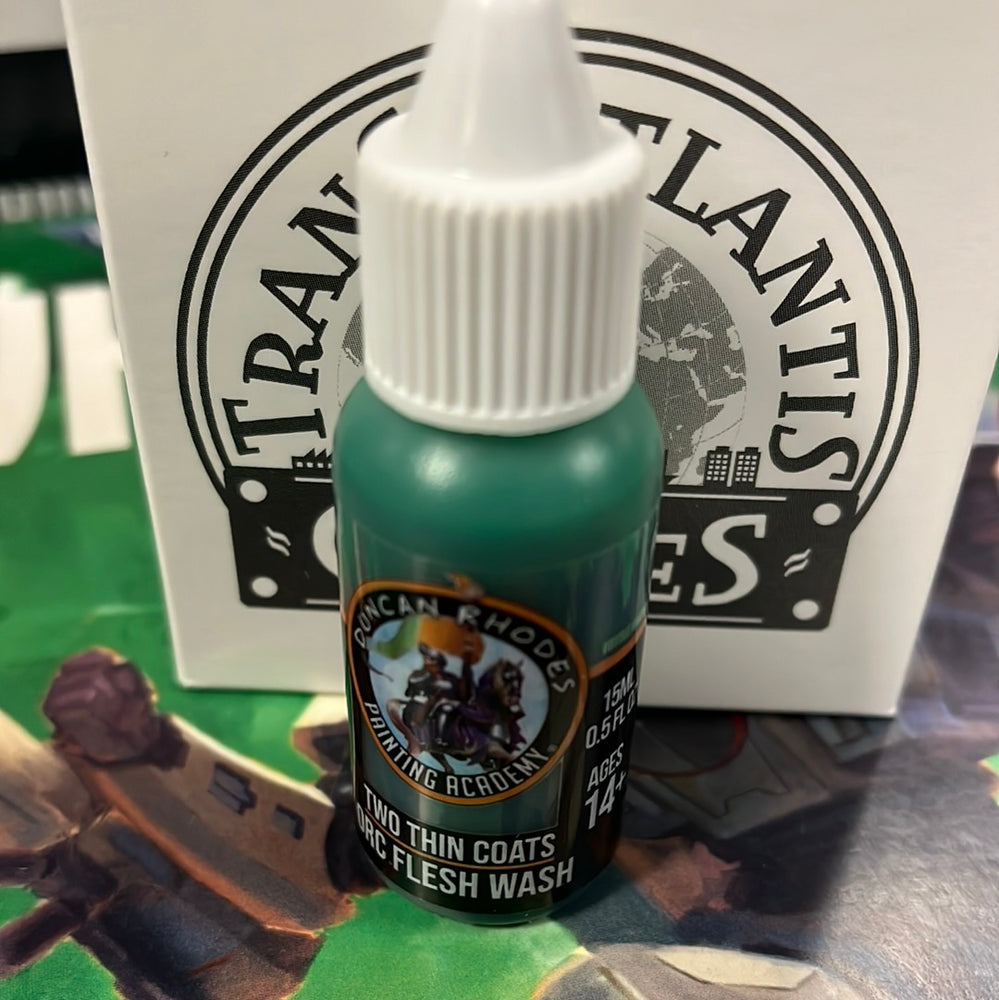 Two thin coats Orc Flesh Wash