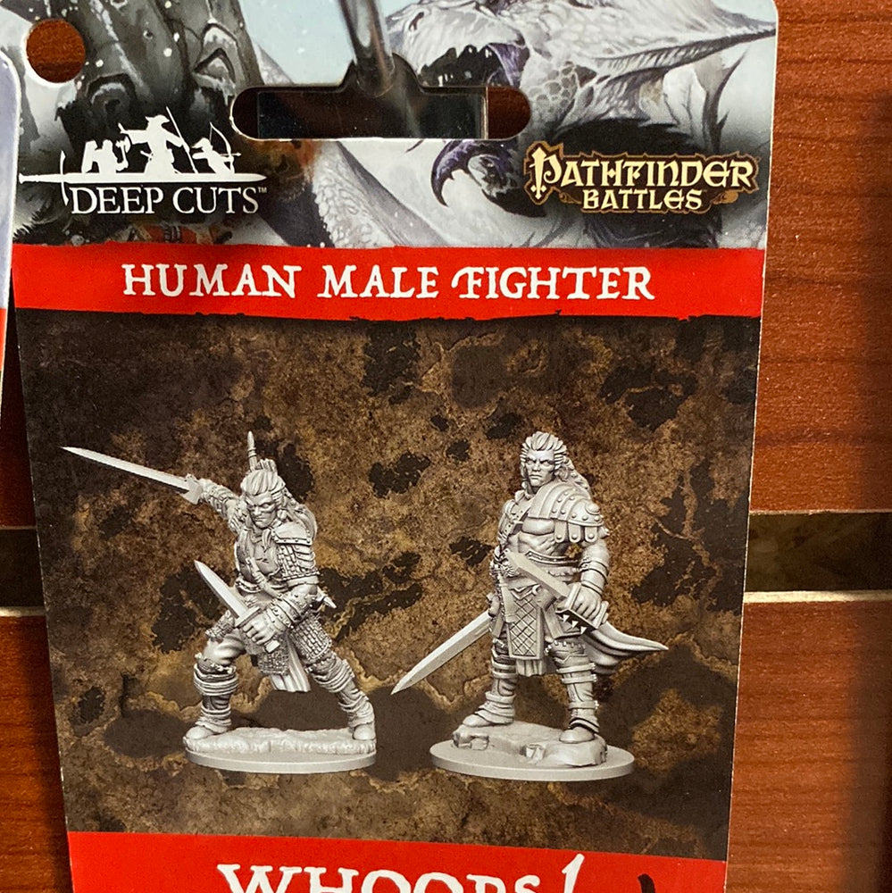 Pathfinder Battles Miniatures Human Male Fighter wave 1