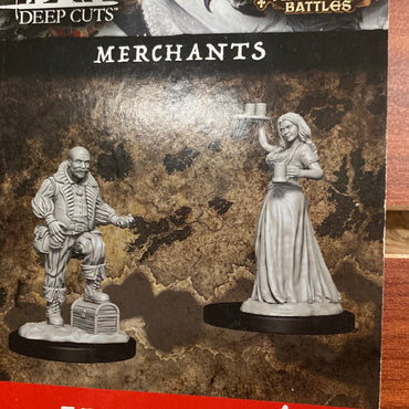 Pathfinder Battles Miniatures Merchants Wave 3