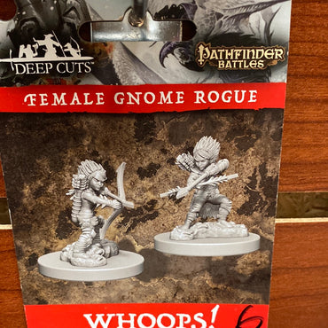 Pathfinder Miniatures Female Gnome Rogue Wave 6