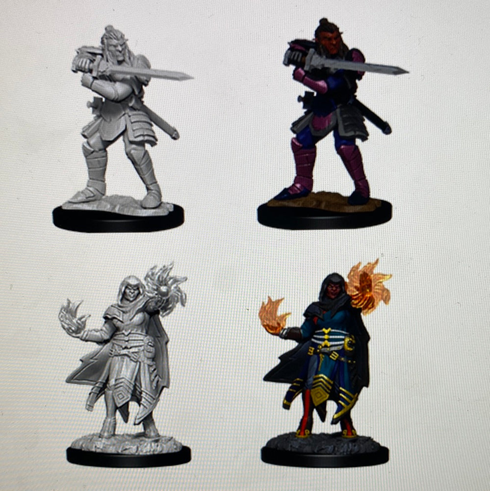 Nolzur’s Marvelous Miniatures: Hobgoblin Fighter Male and Hobgoblin Wizard Female Wave 15