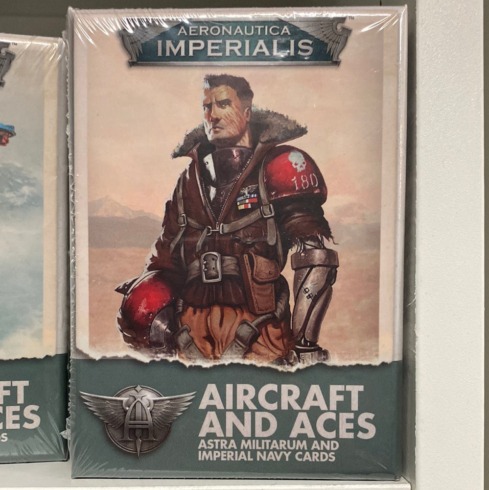 Aeronautical Imperialis Aircraft and Aces Astra Militarum and imperial navy cards