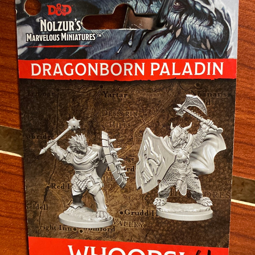 D&D Miniatures Dragonborn Paladin Wave 4