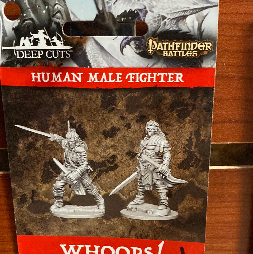 Pathfinder Battles Miniatures Human Male Fighter wave 1