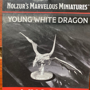 D&D Miniatures Young White Dragon Wave 9