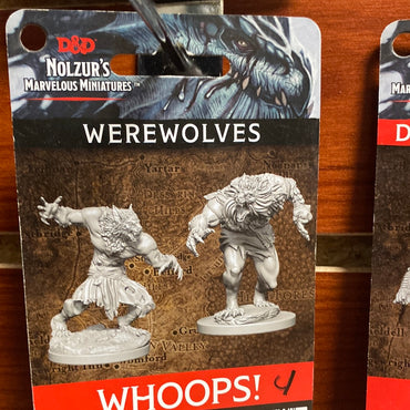 D&D Miniatures Werewolves Wave 4
