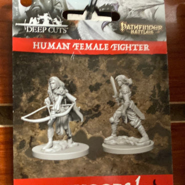 Pathfinder Miniatures Human Female Fighter wave 1