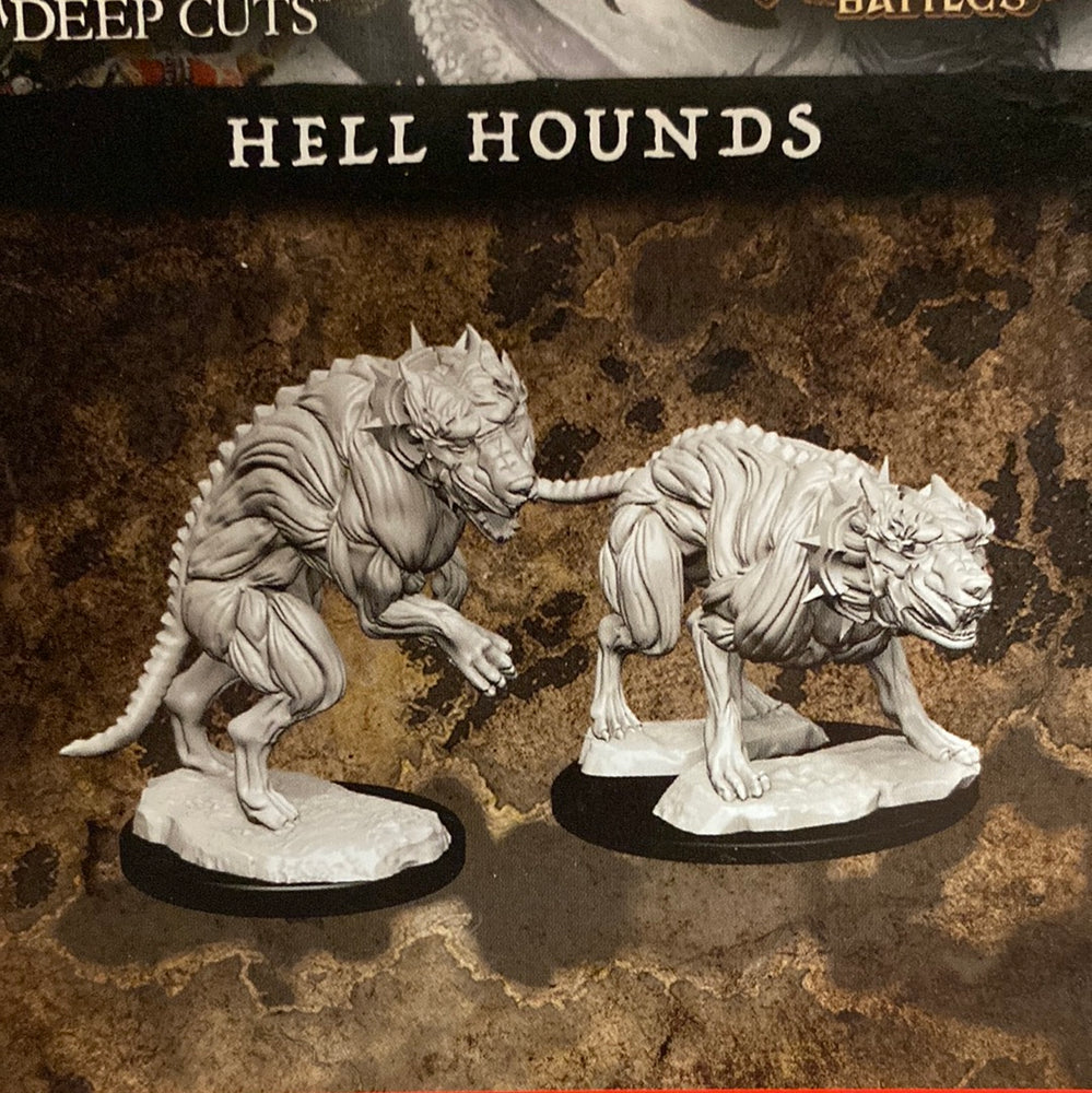 Pathfinder Miniatures Hell Hounds Wave 1