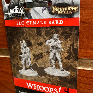 Pathfinder Miniatures Elf Female Bard Wave 4