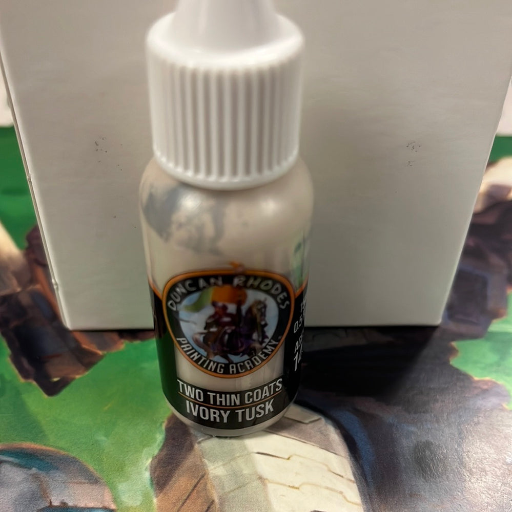 Two thin coats Ivory Tusk