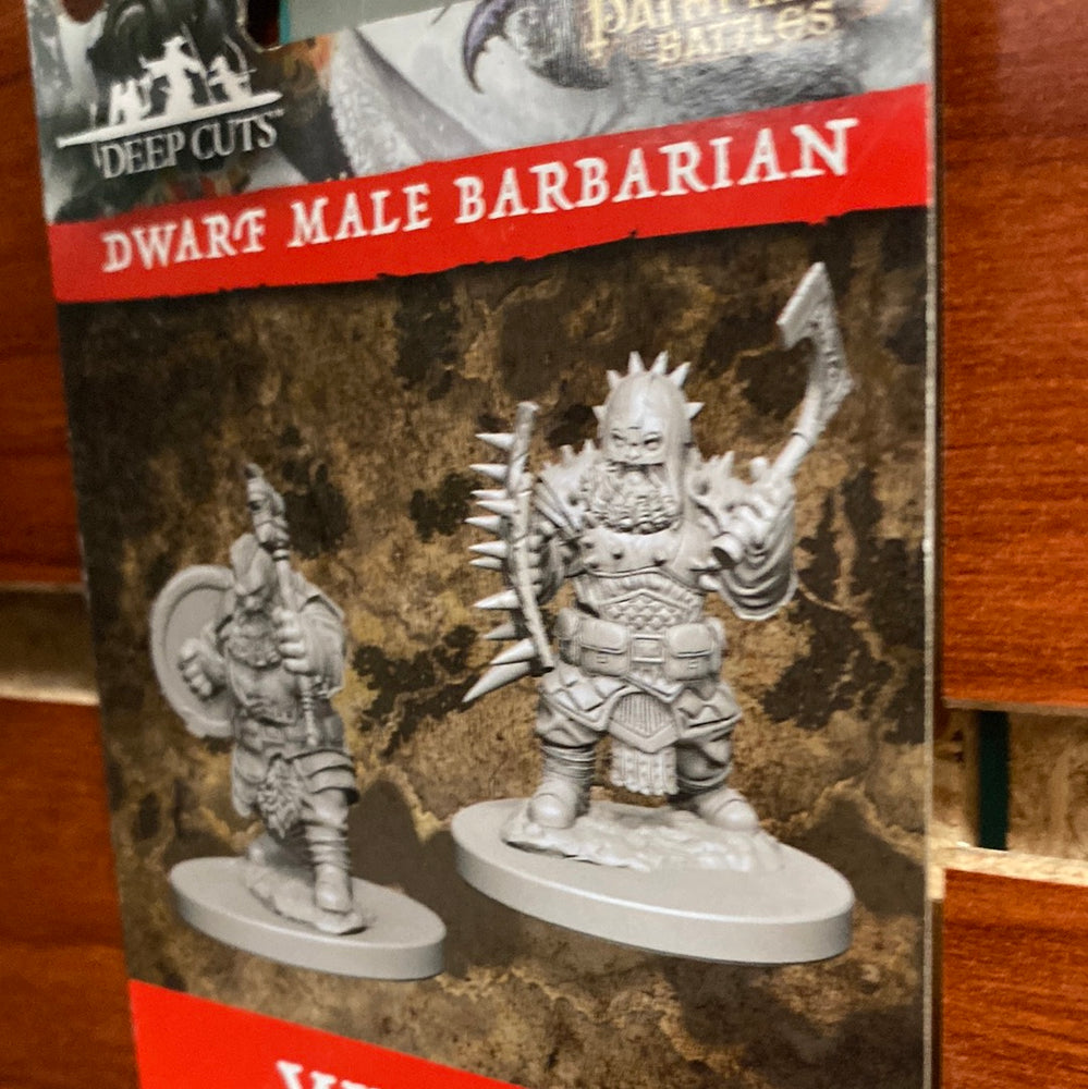 Pathfinder Miniatures Dwarf Male Barbarian Wave 4