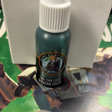 Two thin coats Wyvern Green