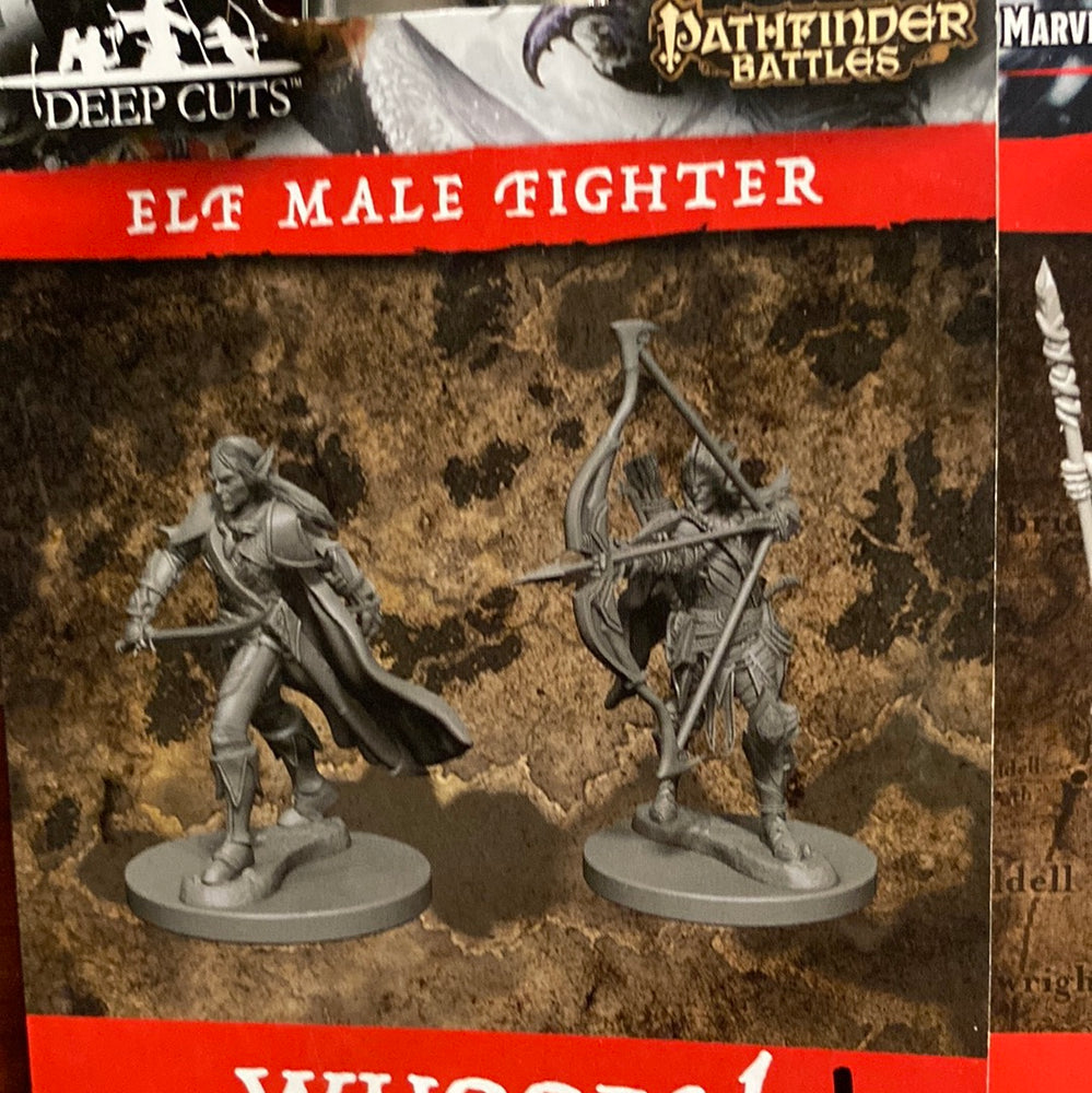 Pathfinder Battles Miniatures Elf Male Fighter wave 1