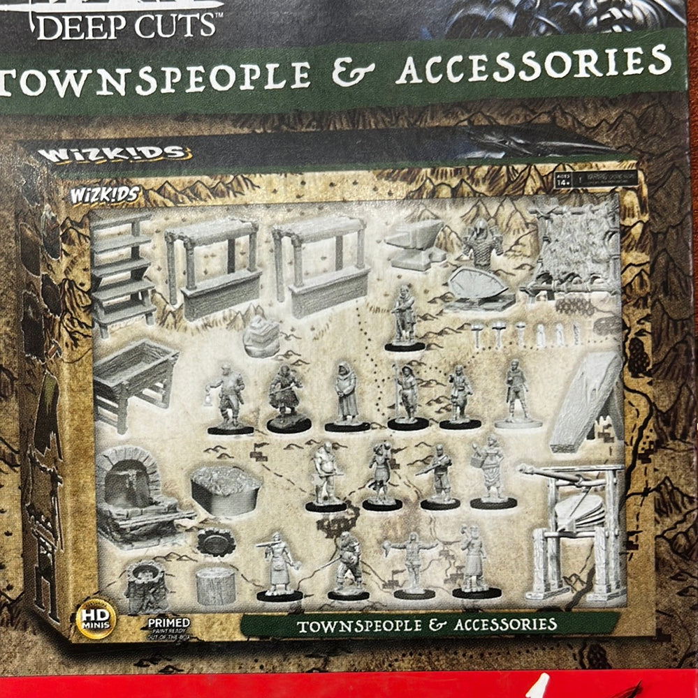 Pathfinder miniature Townspeople and Accessories Wave 8