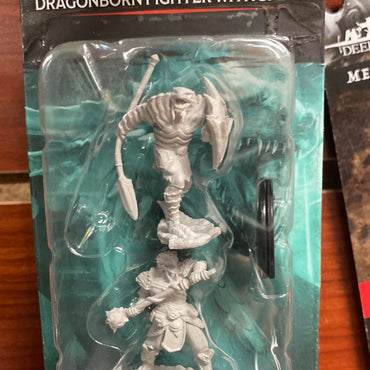 D&D Miniatures Dragonborn Fighter with spear Wave 5