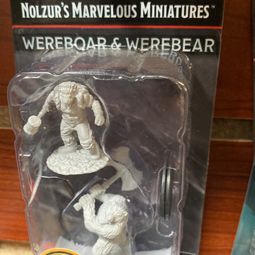 D&D Miniatures Wereboar & Werebear