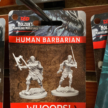 Dungeons and Dragons Miniatures Human Barbarian wave 1